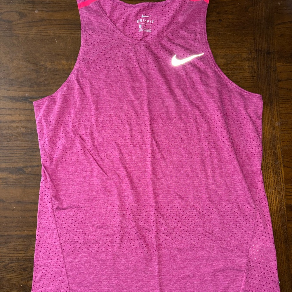 Nike Women's Magenta Dri-FIT Tank Top